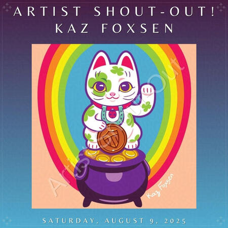 &quot;Lucky Cat&quot; by Kaz Foxsen