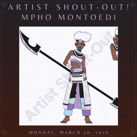 "South African cultures as Shounen Protagonists" by Mpho Montoedi "South African cultures as Shounen Protagonists" by Mpho Montoedi