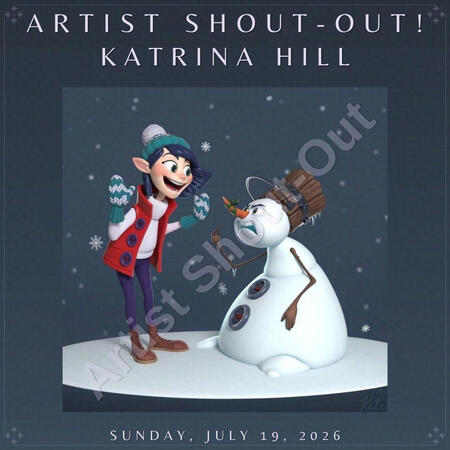 "Grumpy Snowman" by Katrina Hill "Grumpy Snowman" by Katrina Hill