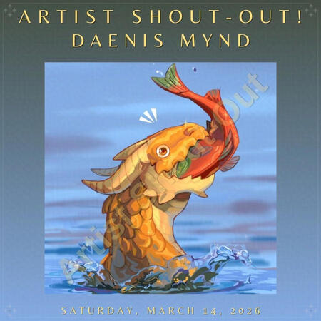 "Dragonborn eating fish" by Daenis Mynd "Dragonborn eating fish" by Daenis Mynd