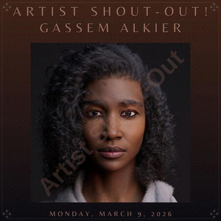 "African girl" by Gassem Alkier