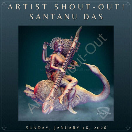 "Saraswati-Goddess" by Santanu Das