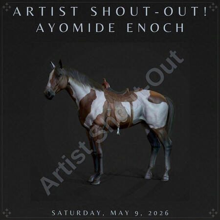 "Stallions - Game Ready horse" by Ayomide Enoch "Stallions - Game Ready horse" by Ayomide Enoch