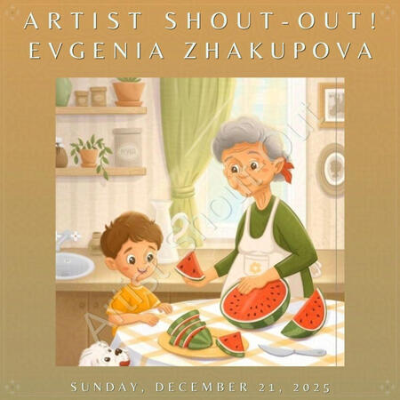 "Сhildren's book 'The Yurka's Watermelon'" by Evgenia Zhakupova